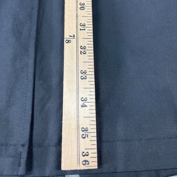 Lauren Ralph Lauren Coat Mens 44R Black Water Repellent Trench Jacket Rain Dress - Picture 10 of 11